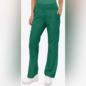 Healing Hands Purple Label Tori Women's Hunter Green Yoga Scrub Pants Small